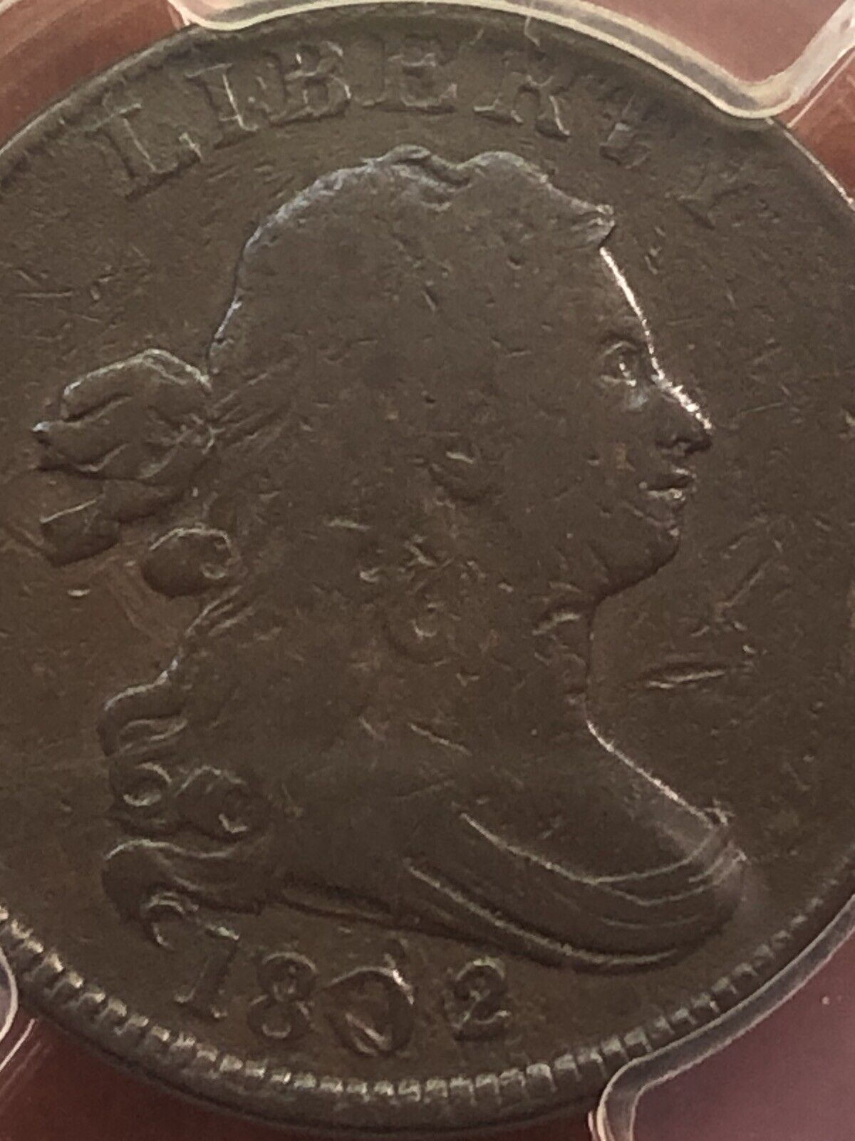 1802/0 HALF CENT PCGS F15 C-2 REVERSE OF 1802 EXTREMELY RARE IN A STRAIGHT GRADE - Fresh Stock Dated February 2026