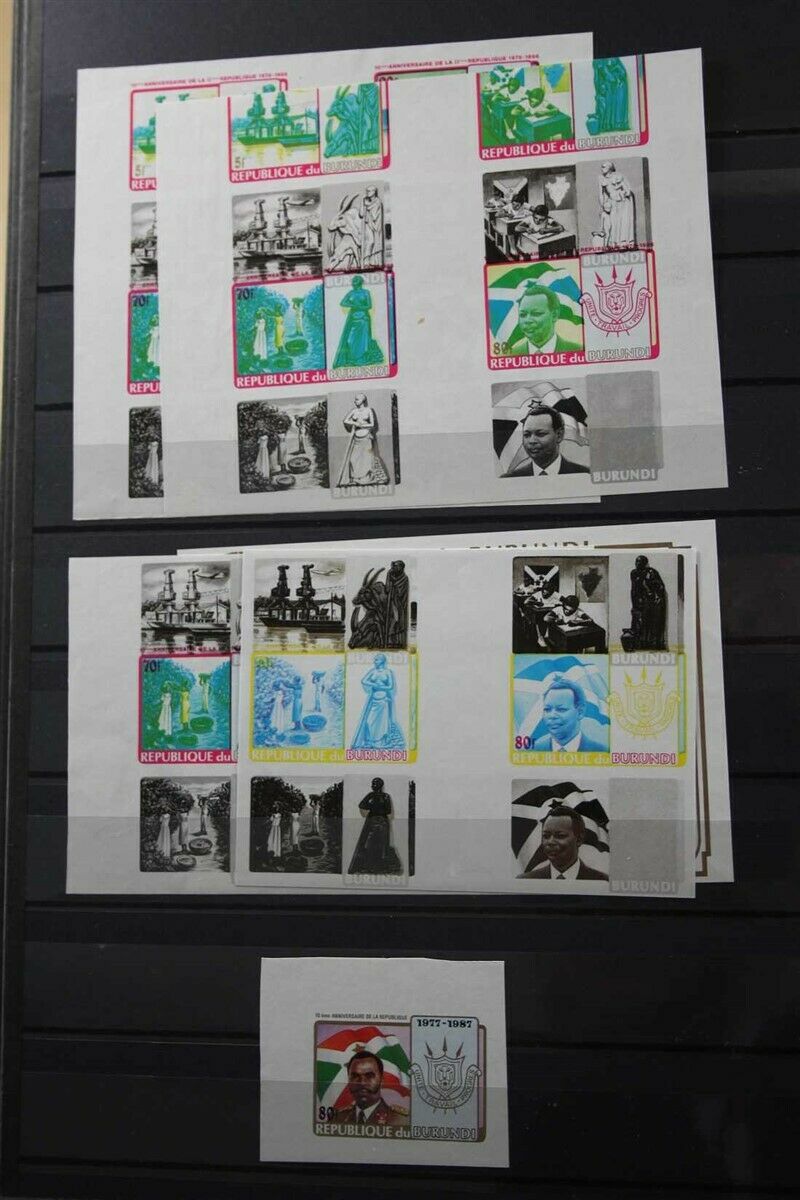 BURUNDI Stock of PROOFS Ex-Archive w/ Butterflies Stamp Collection - Fresh Stock Dated December 2025