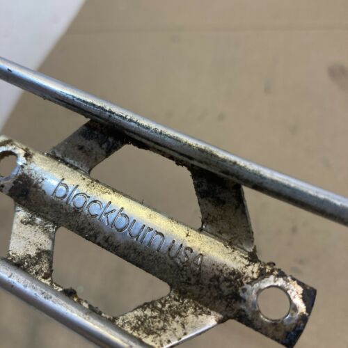 Vtg Old Early Vintage Jim Blackburn USA Silver bottle cage - Fresh Stock Dated December 2025