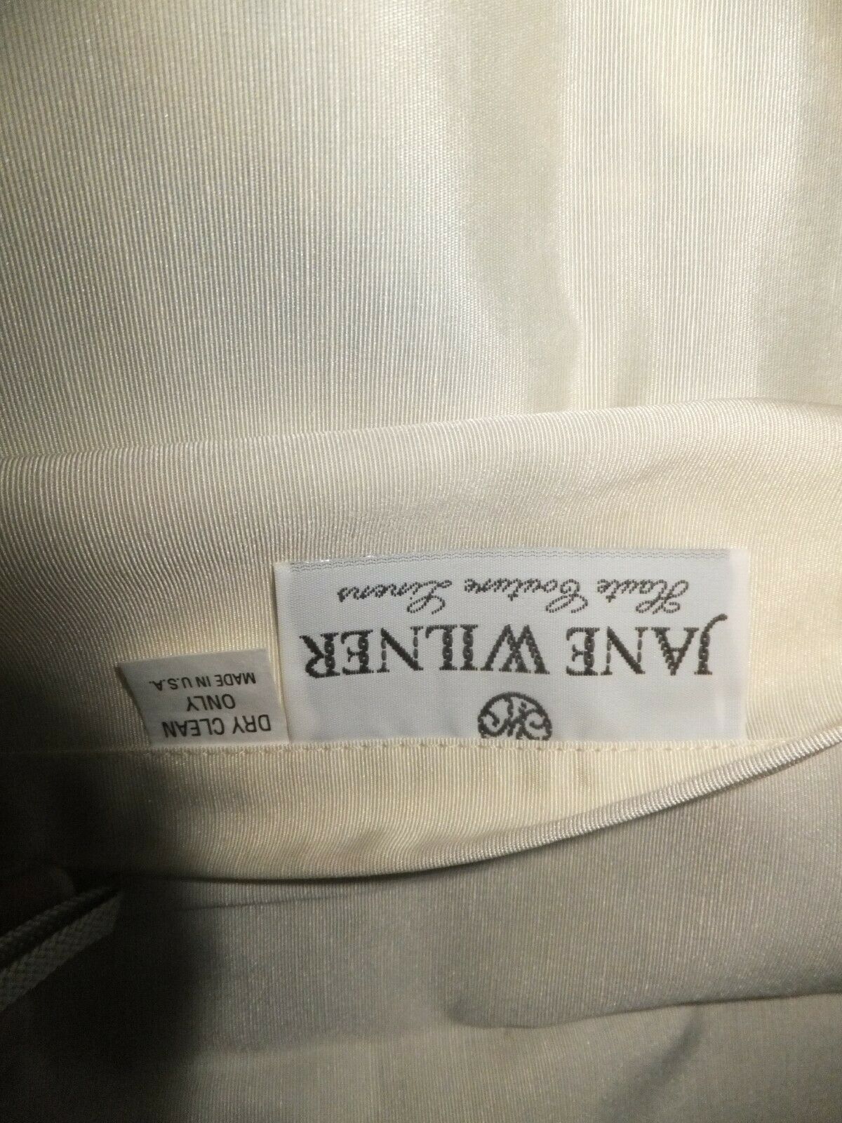 Jane Wilner Haute Couture Linens 2 Silk Pillow Shams 3 yds Designer Decor Fabric - Fresh Stock Dated December 2025