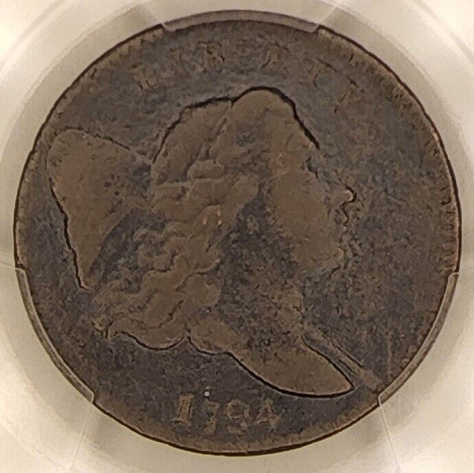 1794 1/2C BN Liberty Cap Half Cent Rare Key Date PCGS Very Fine Detail - Fresh Stock Dated February 2026