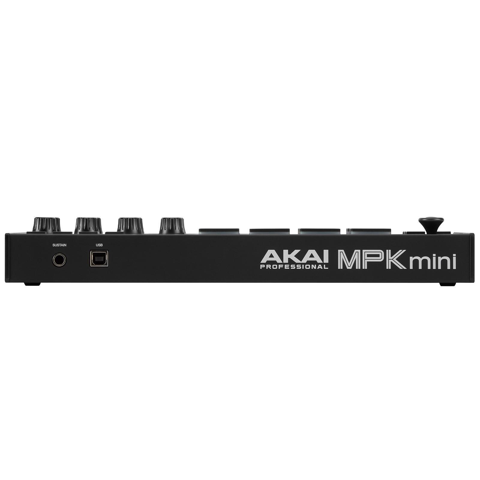 Akai MPK Mini MK3 25-Key USB Keyboard & Pad Controller Black, Software & Earbuds - Fresh Stock Dated February 2026
