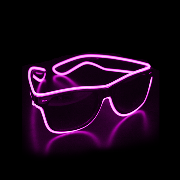 10-PACK of Neon LED Party Rave Glasses Multicolor Glow in the Dark glasses - Fresh Stock Dated February 2026