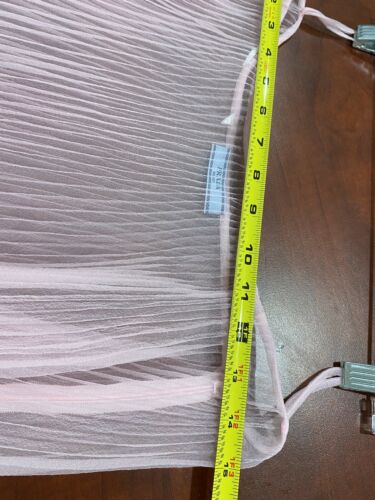 Authentic Prada Milano Pink Plisse Organza Pleated Skirt Womens Designer mint - Fresh Stock Dated February 2026