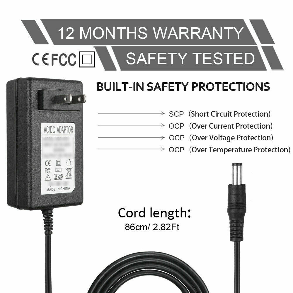 9V Power Supply Adapter for M-Audio Keystation 61 MK3, 88 MK3 USB MIDI Keyboard - Fresh Stock Dated February 2026