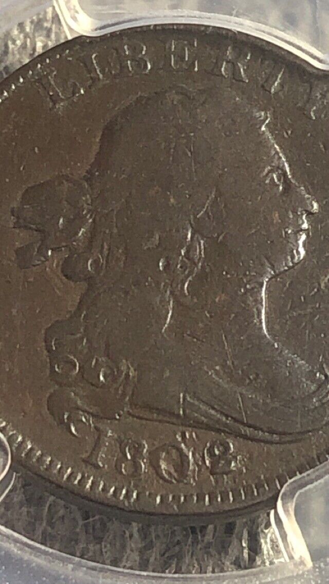 1802/0 HALF CENT PCGS F15 C-2 REVERSE OF 1802 EXTREMELY RARE IN A STRAIGHT GRADE - Fresh Stock Dated February 2026