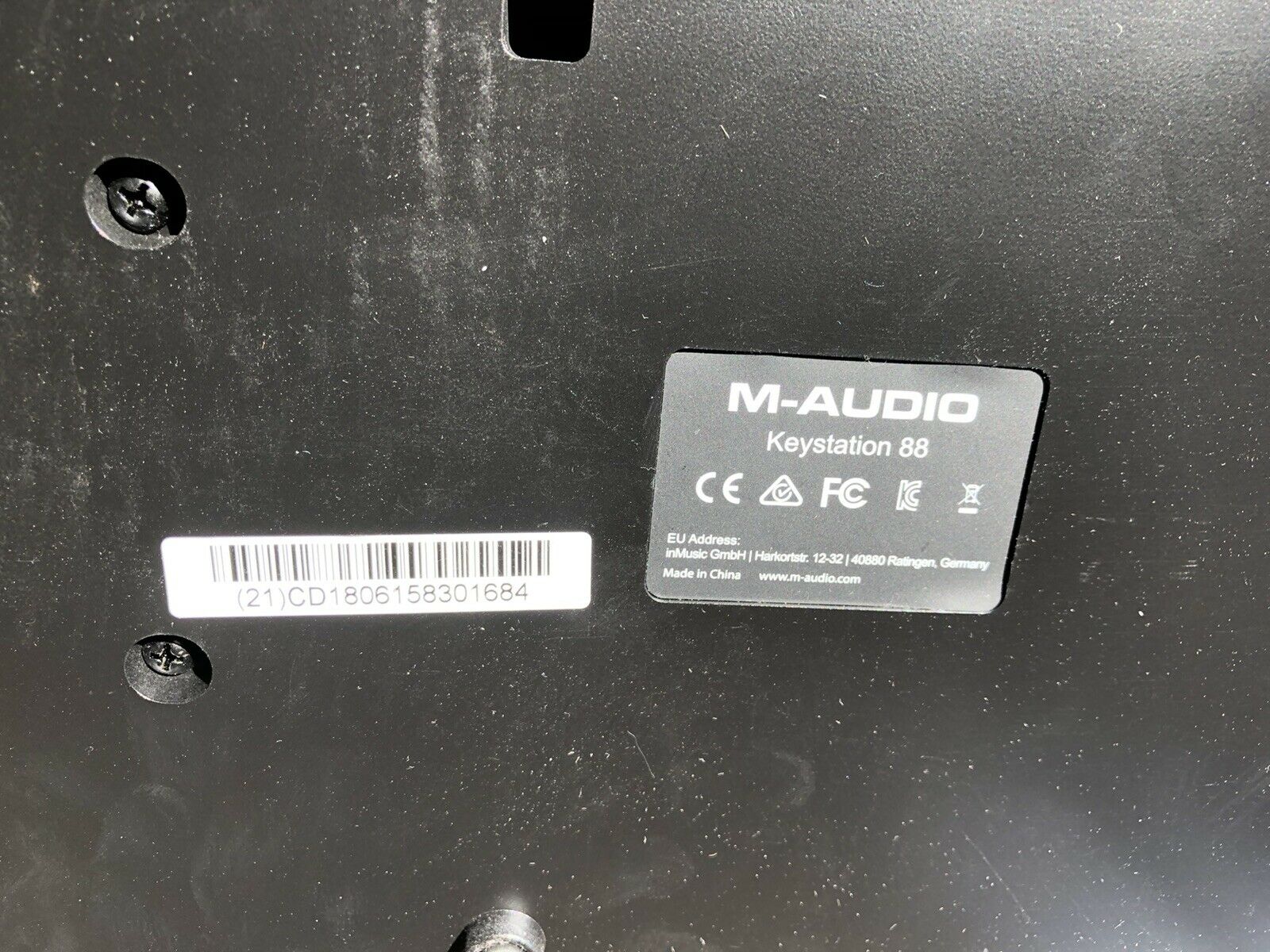 Alita Prop M-AUDIO KEYSTATION 88 Key KEYBOARD MIDI Piano Synthesizer Controller - Fresh Stock Dated February 2026