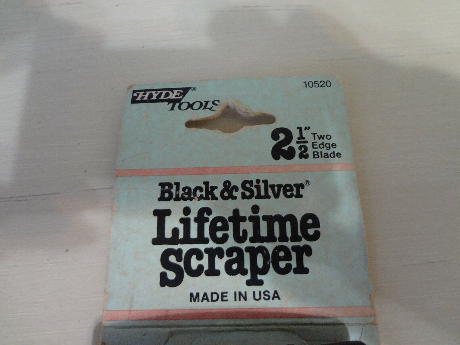 Hyde Tools #10520 Black & Silver Lifetime Scraper 2-1/2