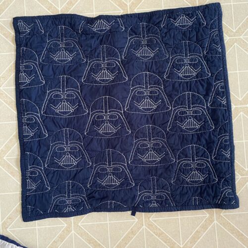 Pottery Barn Kids Darth Vader Star Wars Stitched Lot of 3 Pillowcases READ - Fresh Stock Dated December 2025