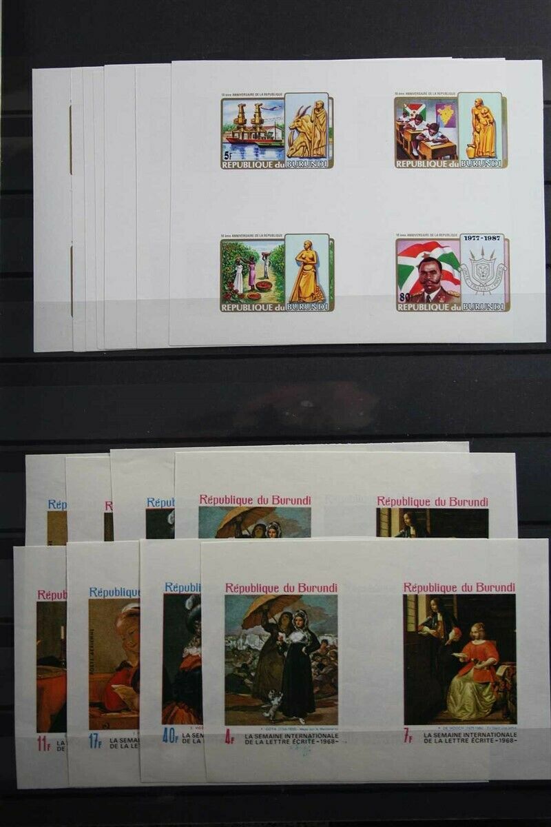 BURUNDI Stock of PROOFS Ex-Archive w/ Butterflies Stamp Collection - Fresh Stock Dated December 2025