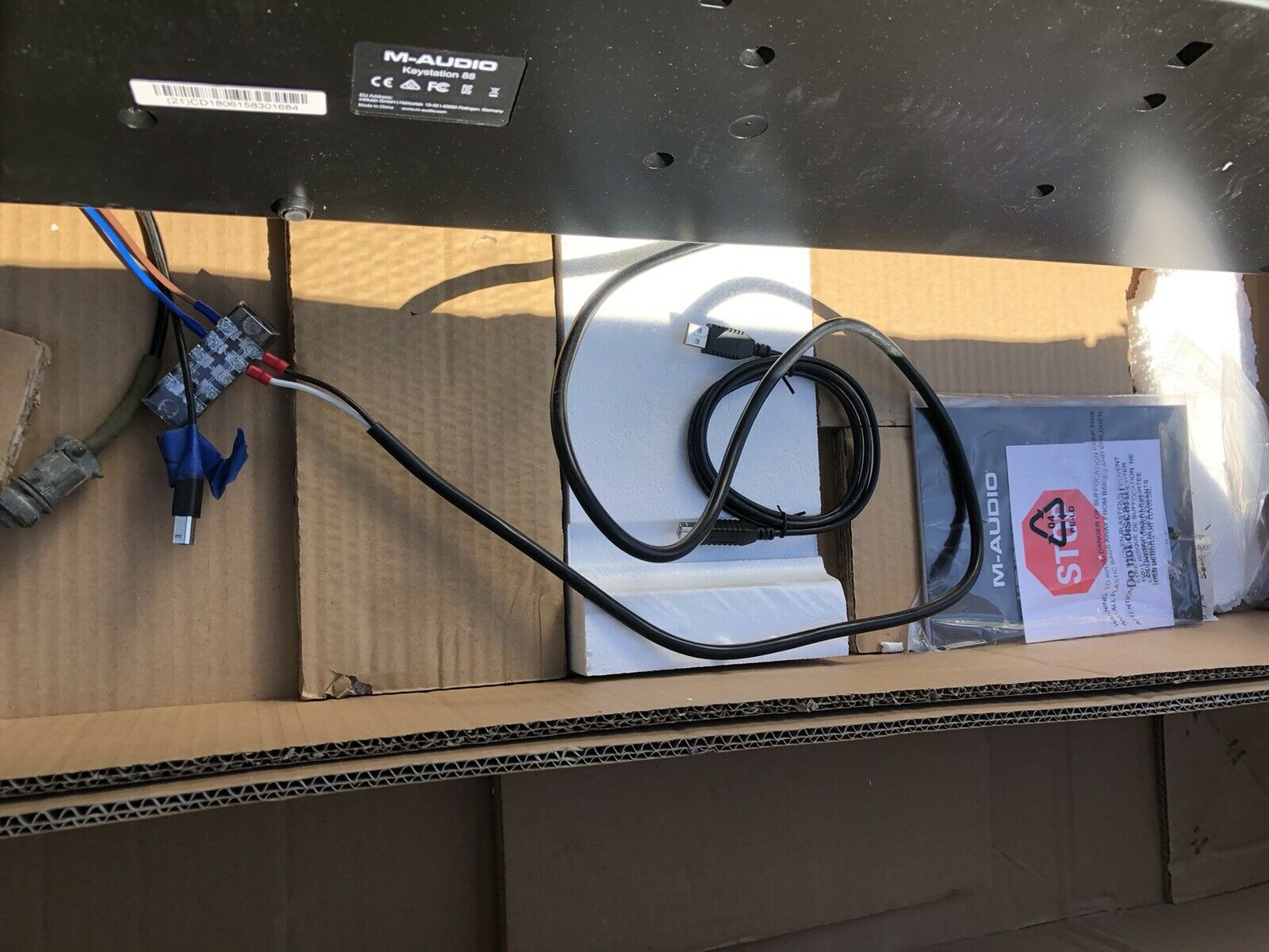 Alita Prop M-AUDIO KEYSTATION 88 Key KEYBOARD MIDI Piano Synthesizer Controller - Fresh Stock Dated February 2026