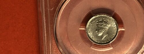 Hong Kong -1937 UNCIRCULATED 5 CENT COIN,GRADED BY PCGS MS62. - Fresh Stock Dated February 2026