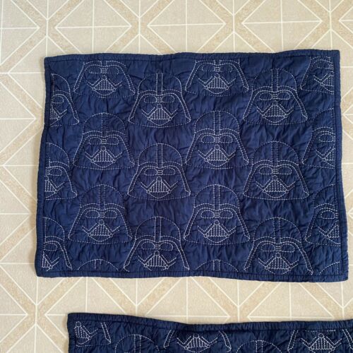 Pottery Barn Kids Darth Vader Star Wars Stitched Lot of 3 Pillowcases READ - Fresh Stock Dated December 2025