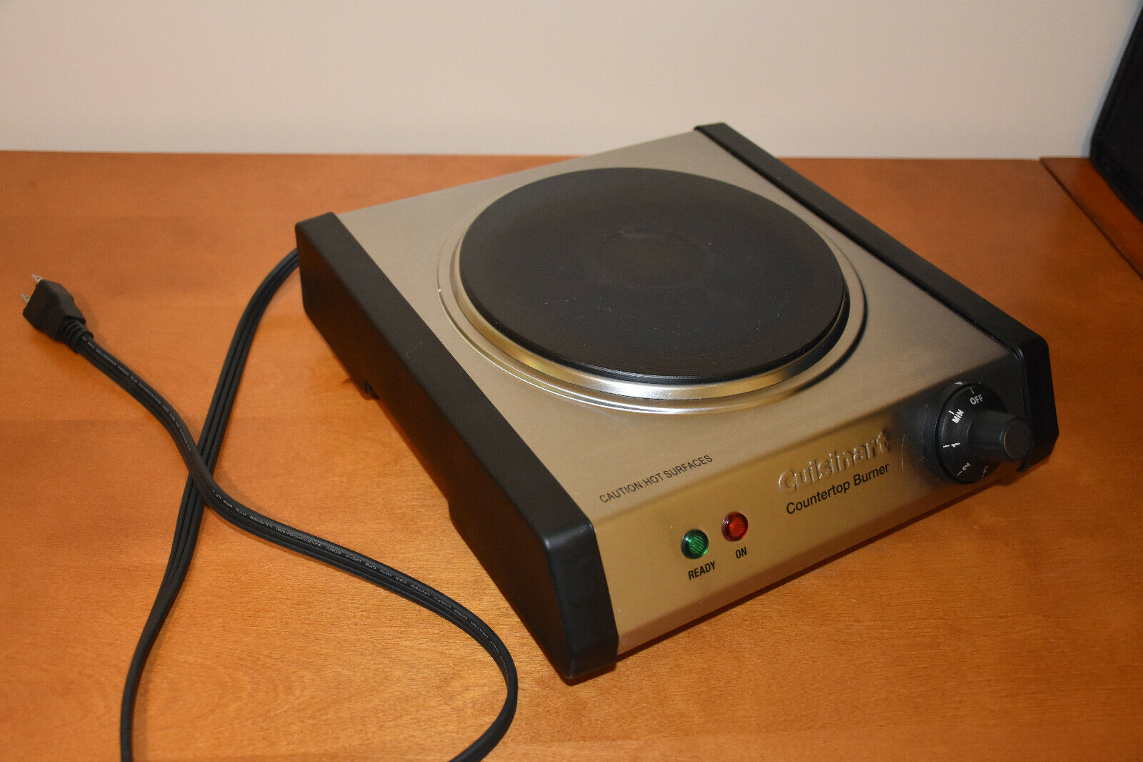 Cuisinart Single Cast Iron Electric Burner CB-30 Hot Plate Pre owned Tested! - Fresh Stock Dated December 2025