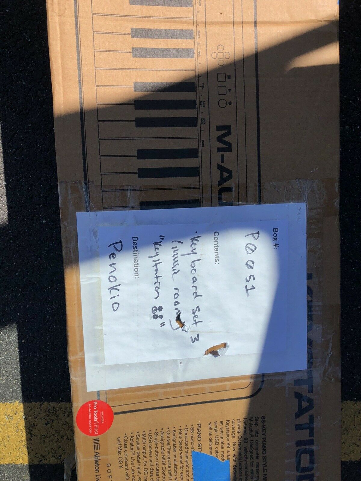 Alita Prop M-AUDIO KEYSTATION 88 Key KEYBOARD MIDI Piano Synthesizer Controller - Fresh Stock Dated February 2026