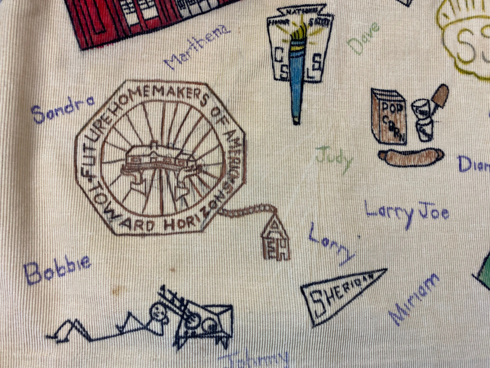 1959 SENIOR CORDS VINTAGE CORDUROY SKIRT SHERIDAN HIGH SCHOOL BLACKHAWK INDIANA - Fresh Stock Dated February 2026