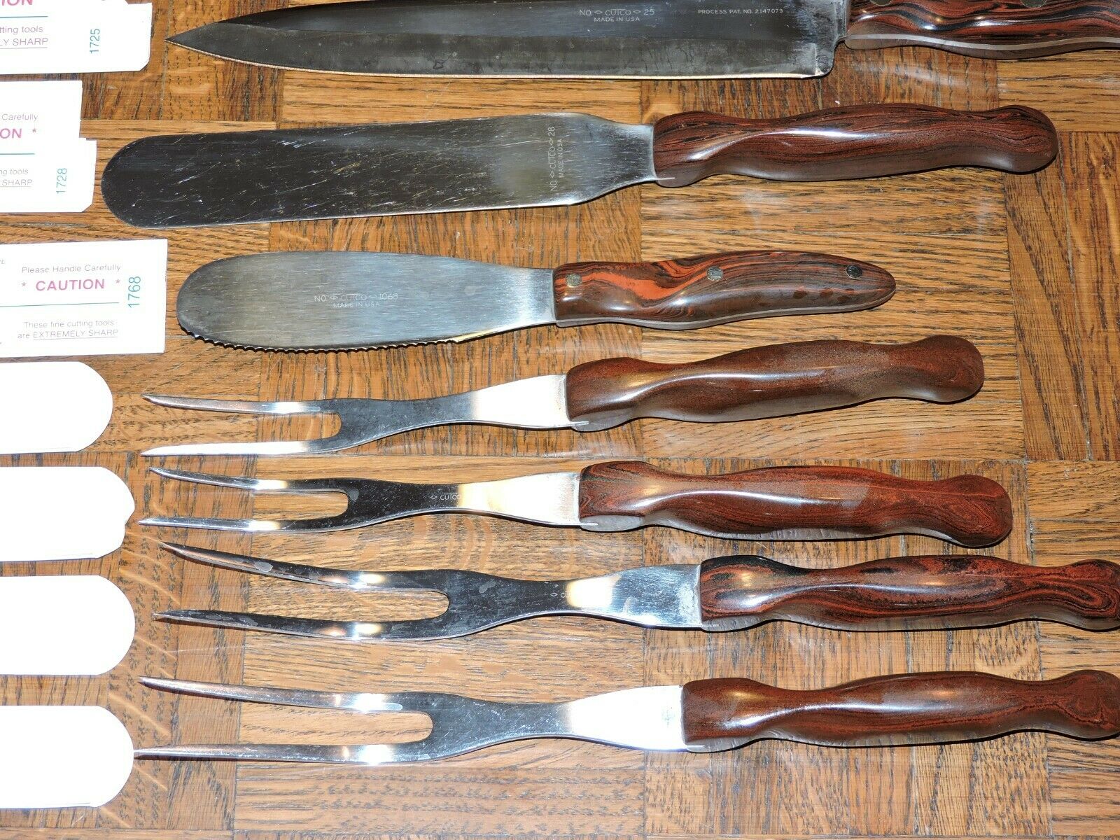 YOU CHOOSE VTG Cutco Utensil Replacement Brown Handle 21 22 23 24 25 28 1068 26 - Fresh Stock Dated December 2025