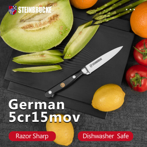 4 inch Paring Knife Fruit Knife Peeling Knife German Steel Sharp Kitchen Knife - Fresh Stock Dated December 2025