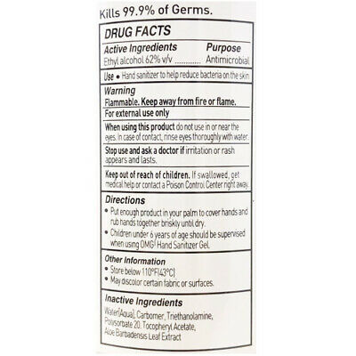 [ DOUBLE DARE ] Bye! Bye! Germs OMG! Hand Sanitizer Gel 250ml (8.33 oz) 2 PACK - Fresh Stock Dated February 2026