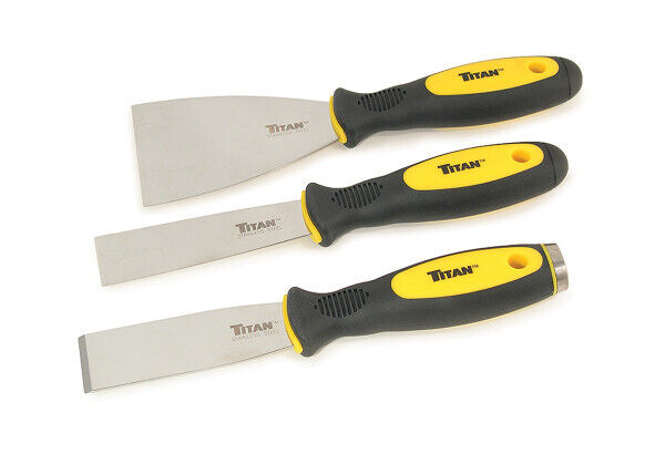 Titan 17000 Scraper and Putty Knife Set - 3 Piece - Fresh Stock Dated February 2026