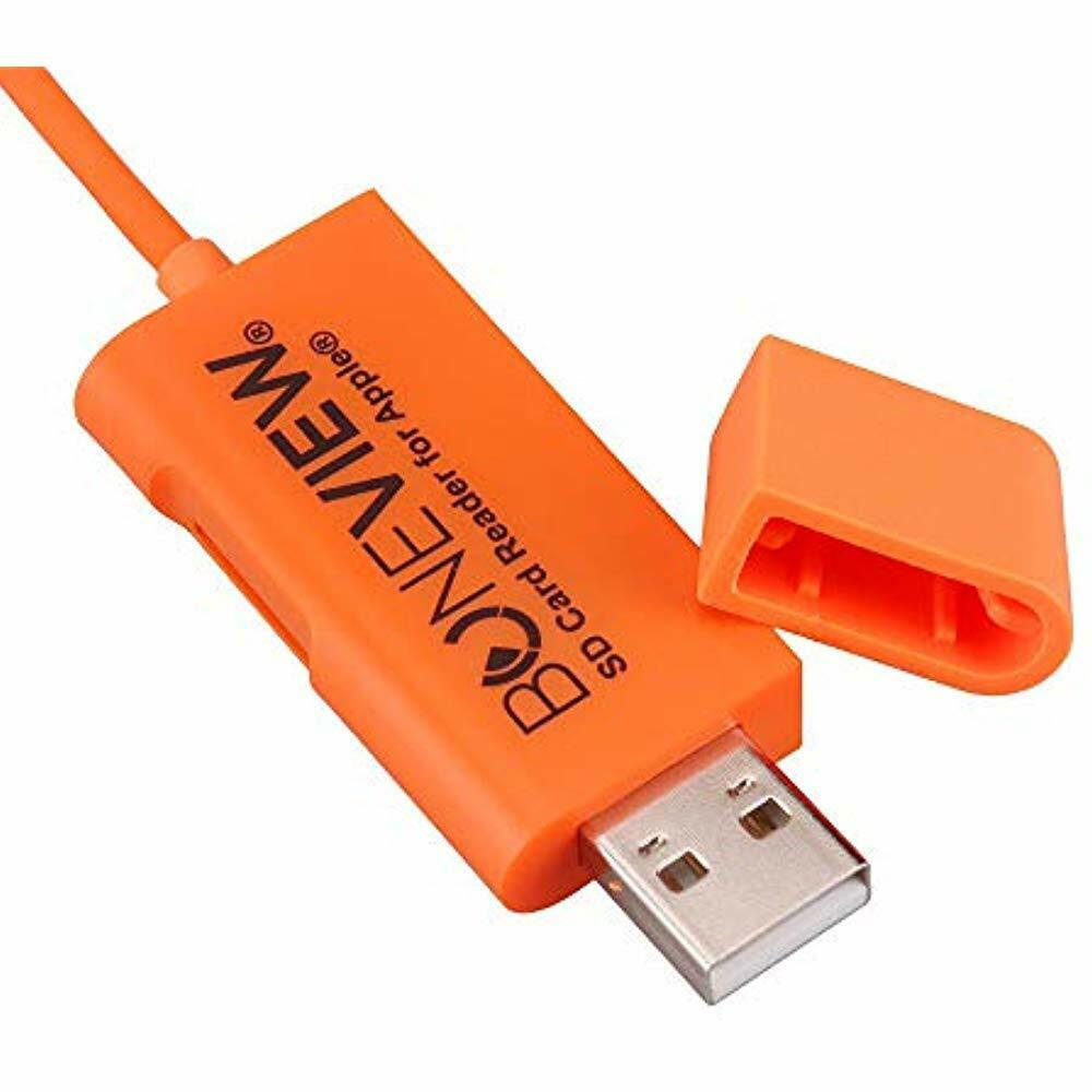SD Card Reader For IPhone - New Corded Trail Camera Viewer Plays Deer Hunting - Fresh Stock Dated February 2026