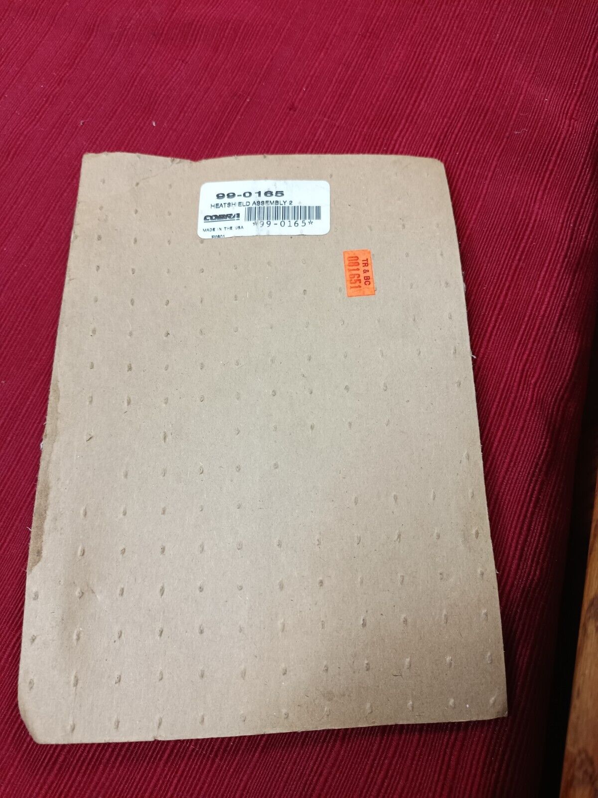 Cobra Universal Exhaust Heat Shield 2 X 7 Long 99-0165 BRAND NEW SEALED - Fresh Stock Dated February 2026