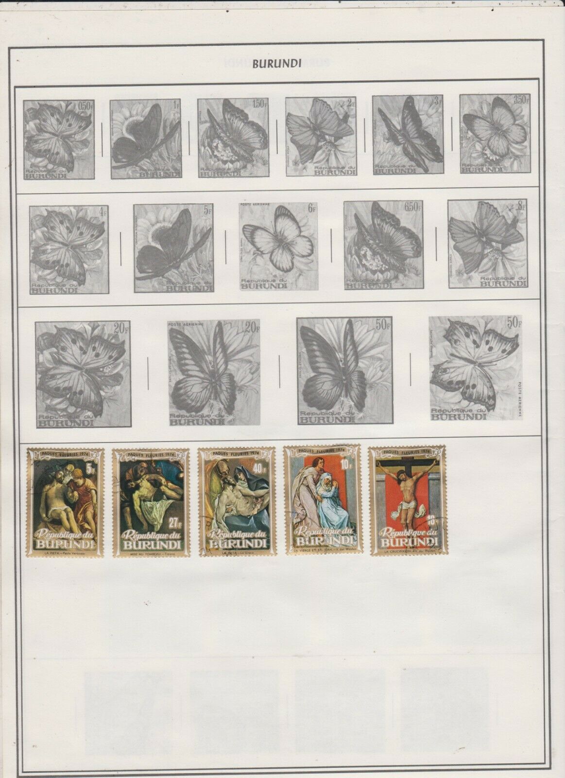 BURUNDI STAMPS LOT 162 - Fresh Stock Dated December 2025