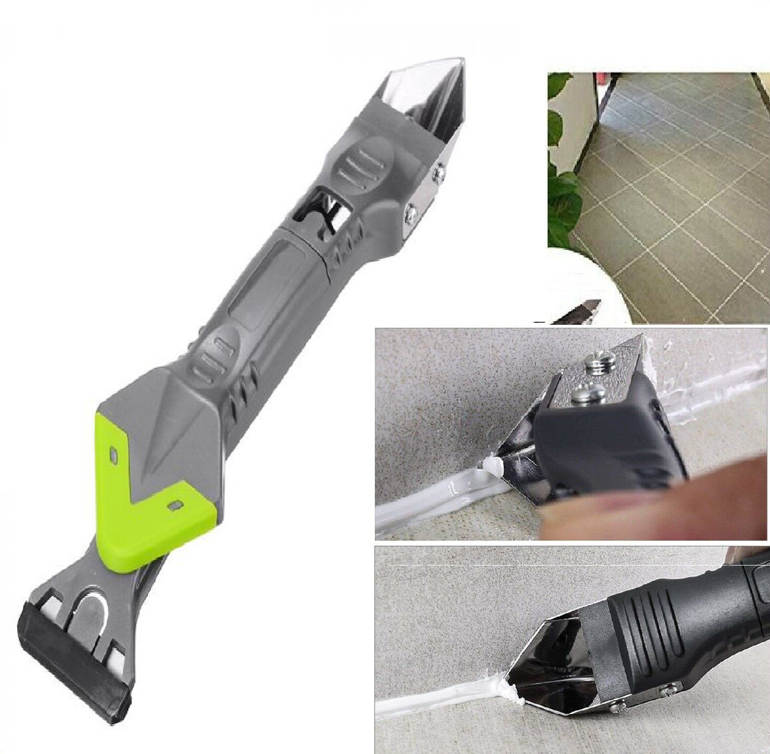 5 In 1 Multi-functional Silicone Scrapper Tool Sealant Finishing Kitchen Device - Fresh Stock Dated February 2026