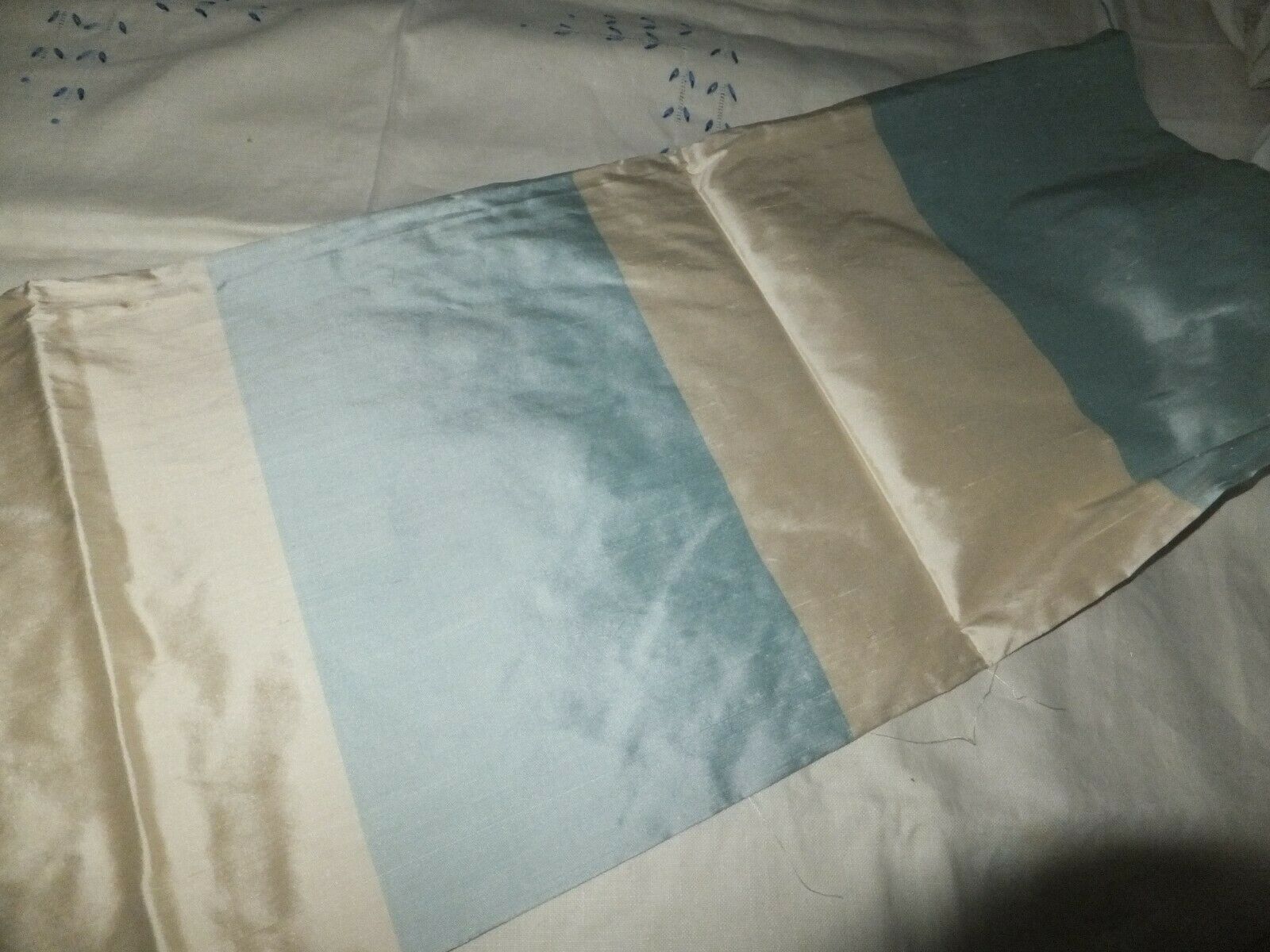 Jane Wilner Haute Couture Linens 2 Silk Pillow Shams 3 yds Designer Decor Fabric - Fresh Stock Dated December 2025