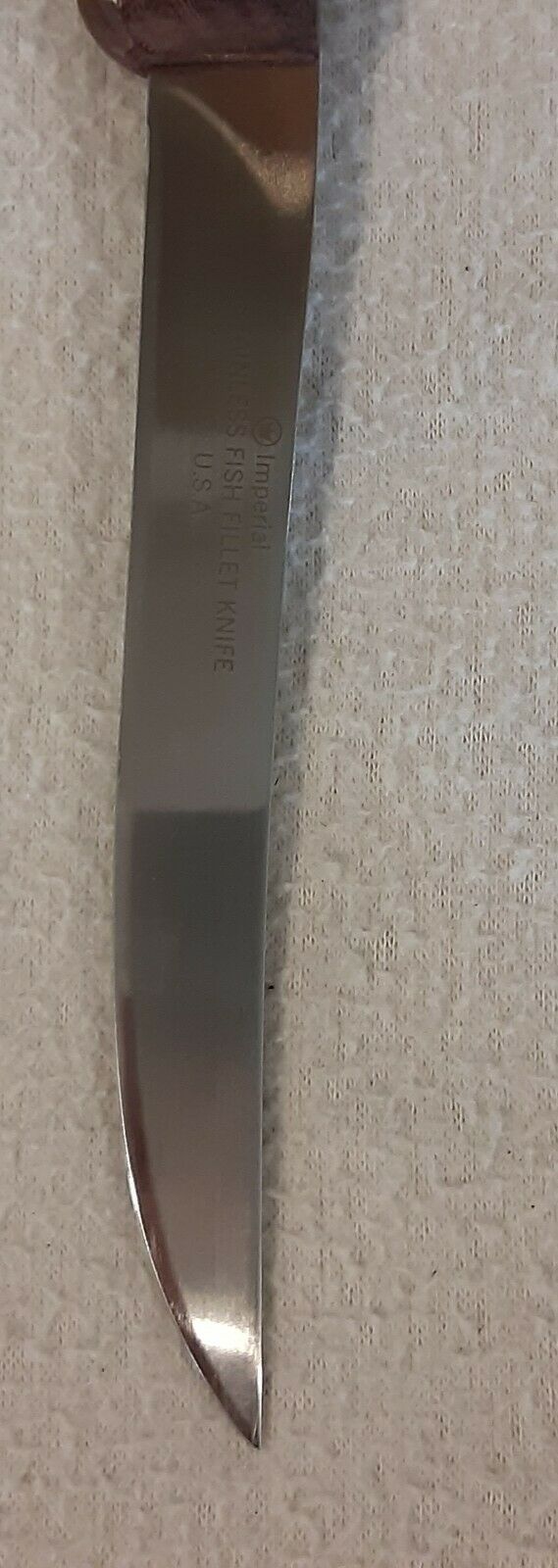 Vintage Imperial Fish Fillet Knife Stainless Steel Made in USA - Fresh Stock Dated December 2025
