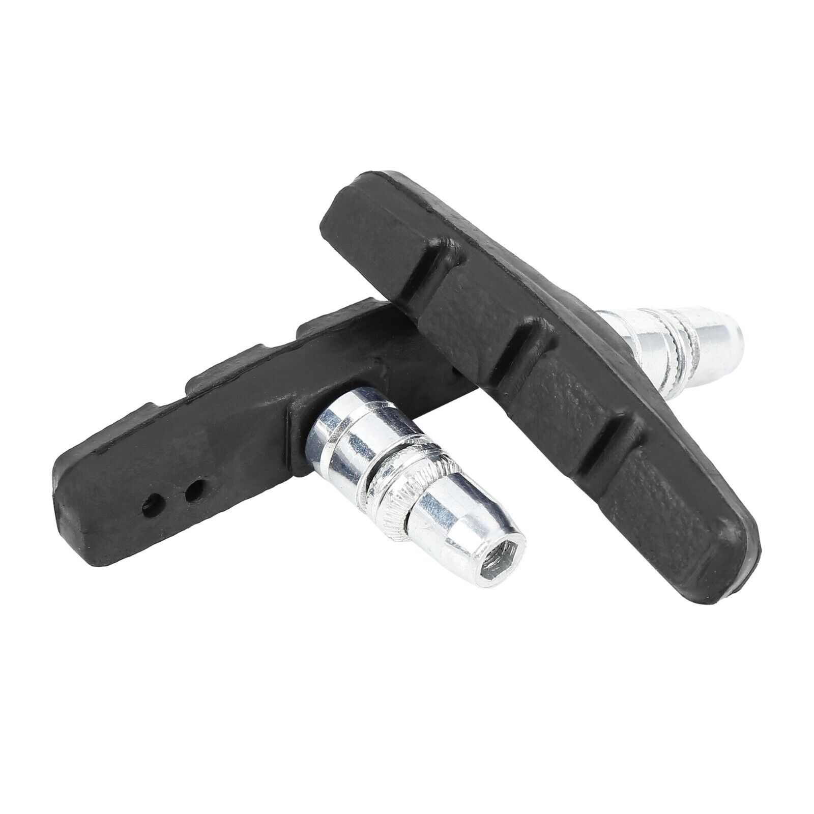 5 Pairs High Grade Cycling Bicycle Bike V Brake Pads 70mm Shoes Pads Black - Fresh Stock Dated February 2026