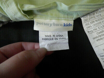 Pottery Barn Kids Airplane Quilted Appliqued Pillow Sham Tie Close Pic Stitch - Fresh Stock Dated December 2025