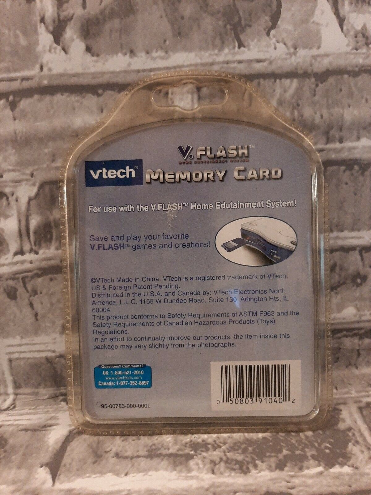 Vtech Vflash 8 MB Memory Card V.Tech V.Flash Home Edutainment System New Sealed - Fresh Stock Dated February 2026
