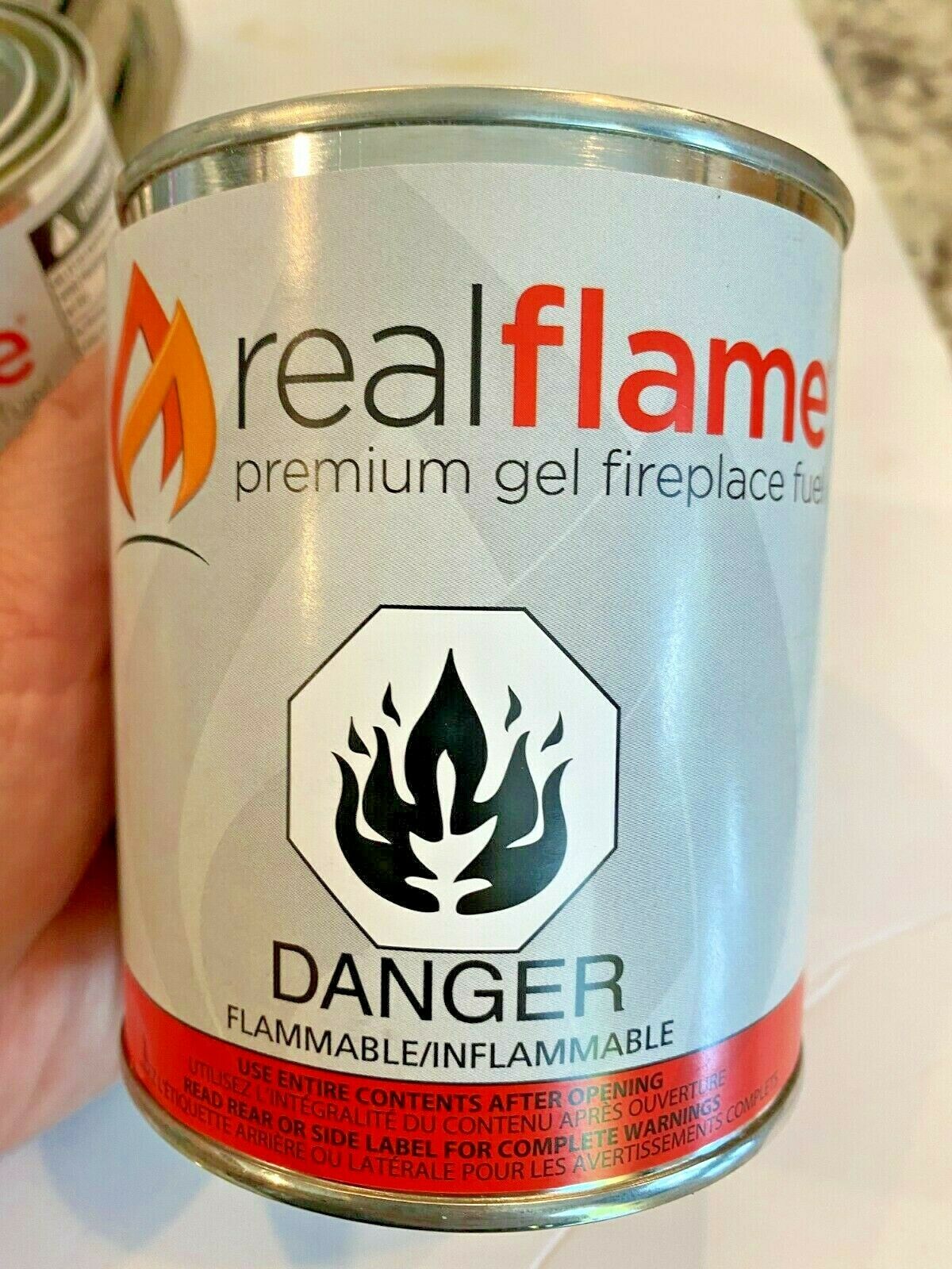REAL FLAME PREMIUM GEL FIREPLACE FUEL 8 - 13 OZ CANS - Fresh Stock Dated December 2025