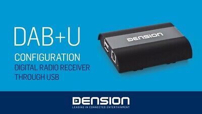 Dension DBU3GEN DAB+U  USB DAB Radio mottaker med digital tuner + GRATIS ANTENNE - Fresh Stock Dated February 2026