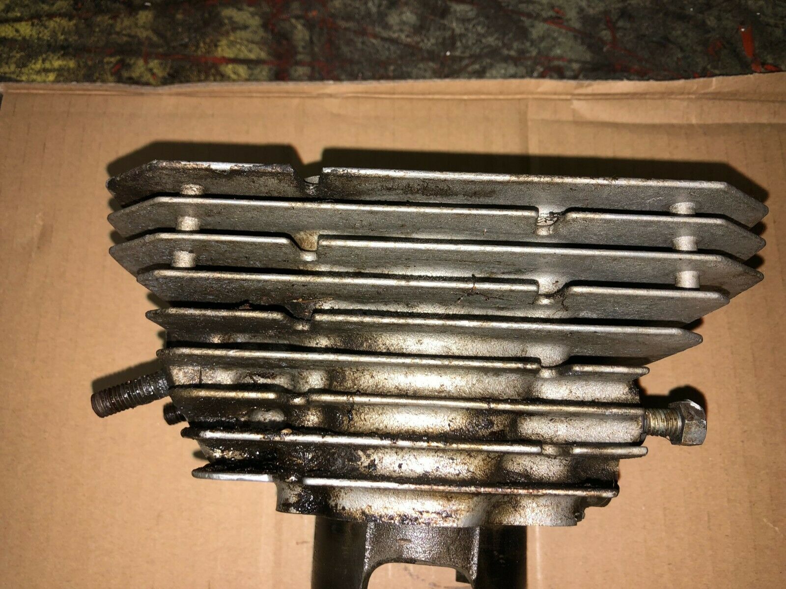 73-75 kawasaki h1 500 mach 3 triple center cylinder jug and piston 11005-123-2H - Fresh Stock Dated February 2026