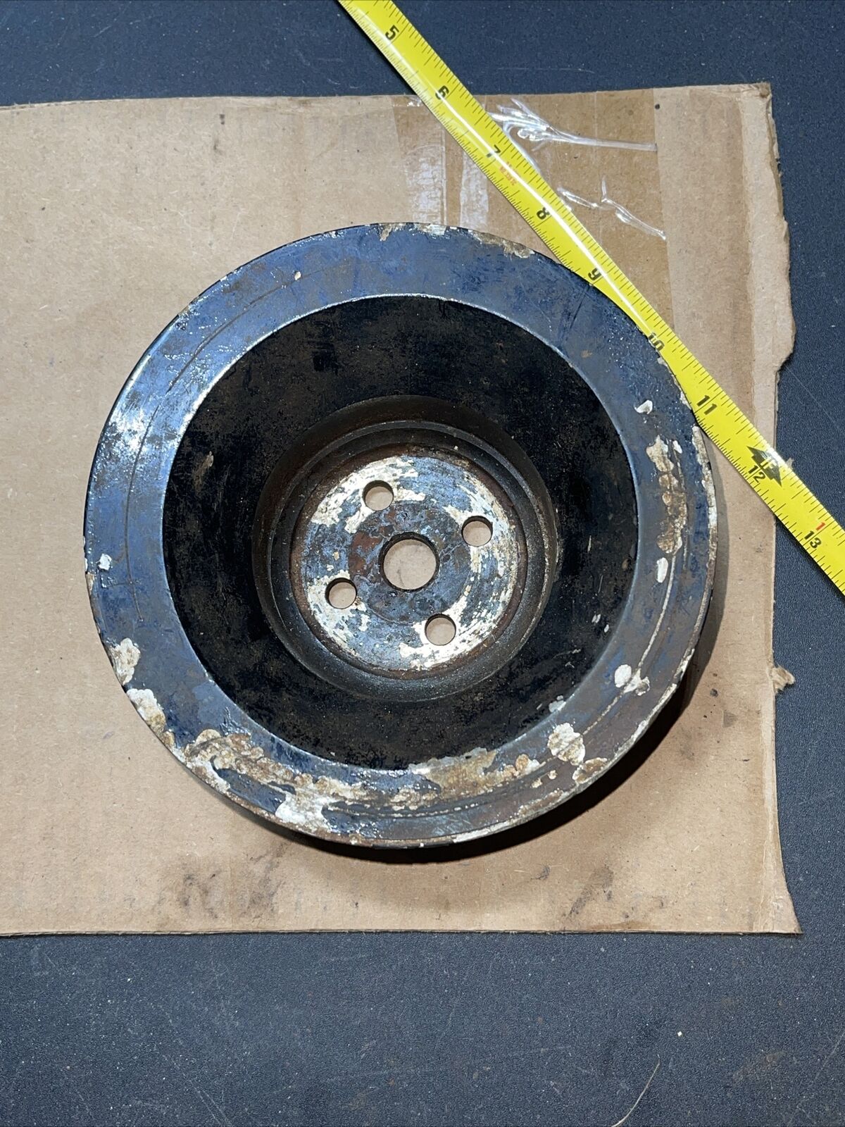 D3JL-8A528-F Ford V8 Aluminum Water Pump Pulley 2 Groove OMC Mercruiser - Fresh Stock Dated February 2026