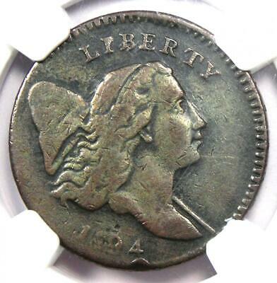 1794 Liberty Cap Flowing Hair Half Cent 1/2C Coin (C-3A R5 Variety) - NGC VF20 - Fresh Stock Dated February 2026