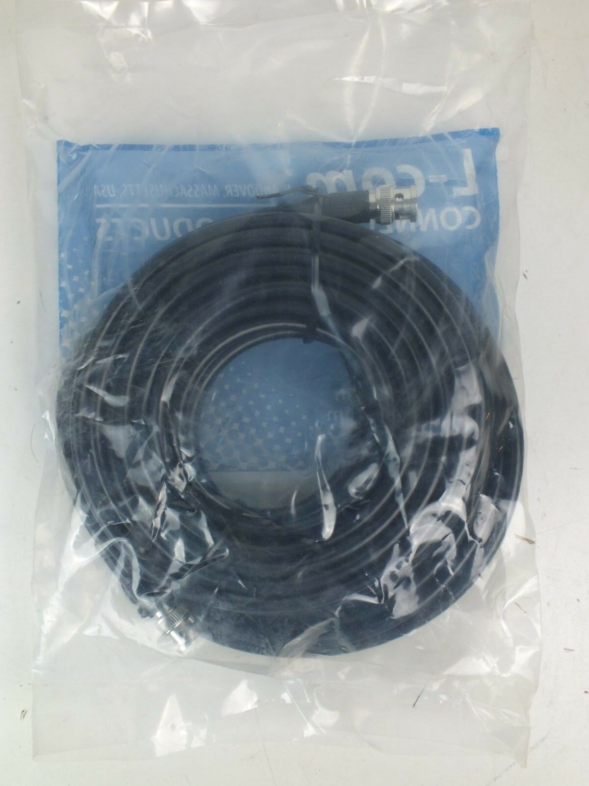 New L-COM CC59A-50 BNC Male Male 50 ft RG59A Coaxial Cable - Fresh Stock Dated December 2025