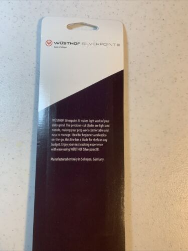 WUSTHOF Silverpoint III SERRATED 5 INCH BLADE , NEW - Best Price - Fresh Stock Dated December 2025