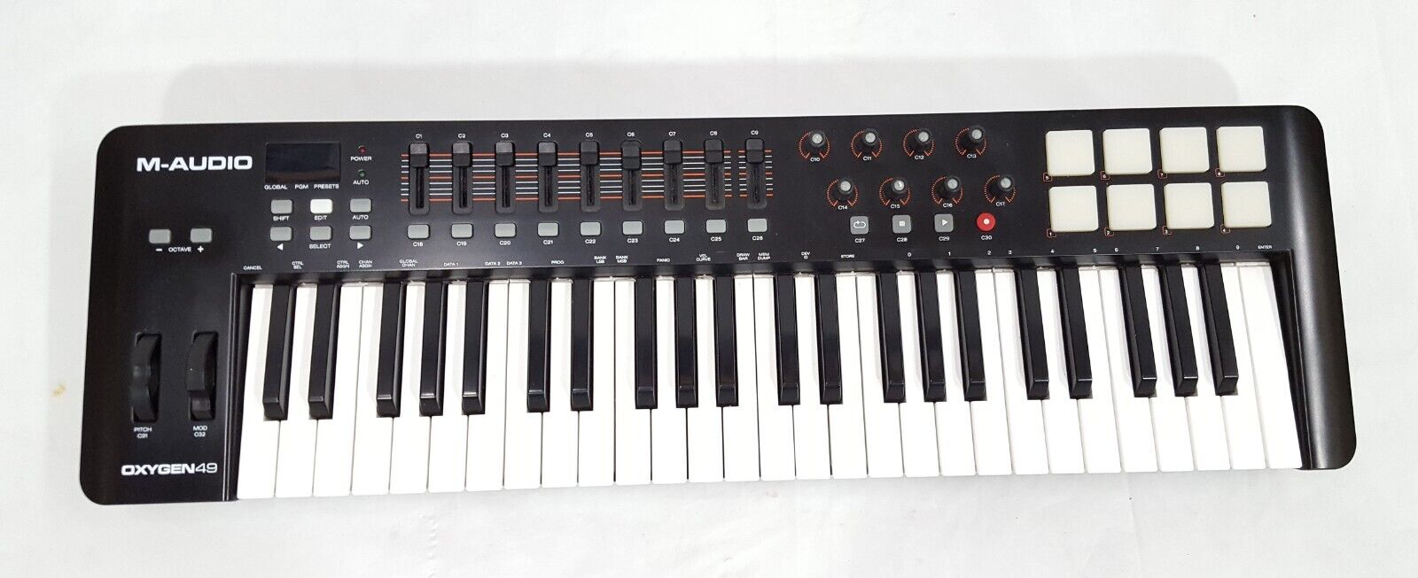 M-Audio 49-Key Oxygen 49 MIDI Synth Keyboard and Drum Machine with Soft Case - Fresh Stock Dated February 2026