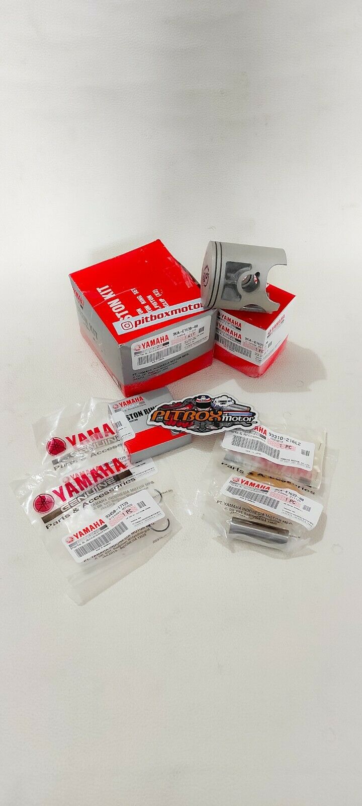 Genuine Yamaha RX135 RX-King RX 135 RX King Cylinder Barrel Piston Ring Gasket - Fresh Stock Dated February 2026