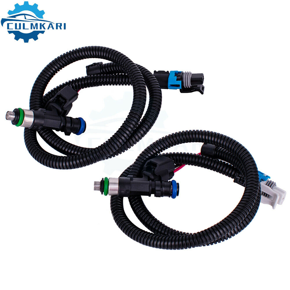 Polaris RZR Ranger 800 (2011-14) Fuel Injectors & Harness (PAIR) 1204318 1204319 - Fresh Stock Dated February 2026