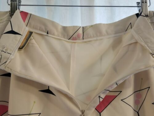 VTG  Bobby Chan Silk Preppy Martini Skirt sz 12 - Fresh Stock Dated March 2026