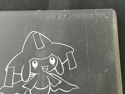 Pokemon Center Jirachi LIMITED EDITION GBA SP Face plate(Hardcover) -d0718- - Fresh Stock Dated December 2025