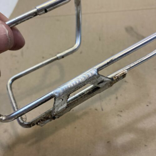 Vtg Old Early Vintage Jim Blackburn USA Silver bottle cage - Fresh Stock Dated December 2025