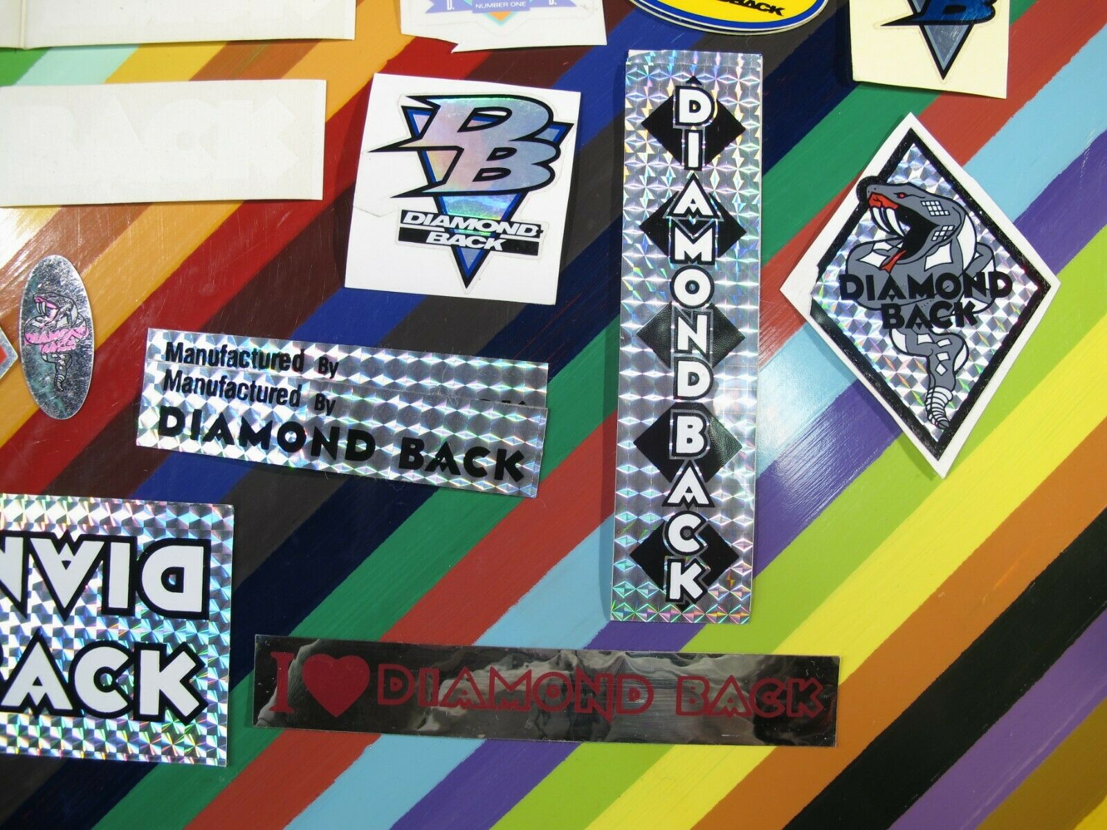 vtg 1980s 1990s Diamondback bike BMX sticker - assortment you pick - Fresh Stock Dated December 2025