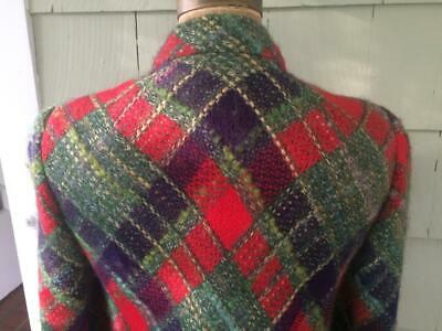 Gorgeous piece of art coat scarf Pauline Trigere wool tweed woven coat- med - Fresh Stock Dated February 2026