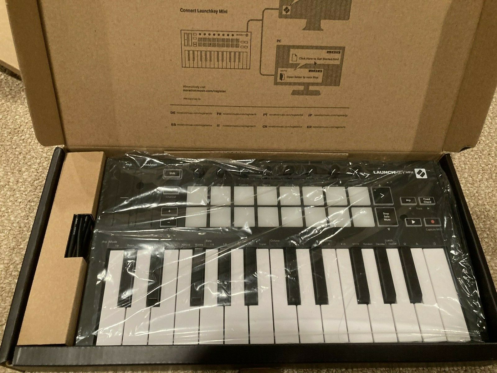 Novation Launchkey Mini Mk3 25 Mini-key Midi Keyboard Controller - Fresh Stock Dated February 2026