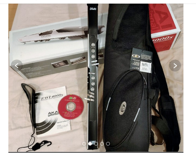 Akai EWI4000S Synthesizer Excellent Controller - Fresh Stock Dated February 2026